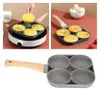 Poêle à crêpes, œufs, crêpes, beignets, 4 fentes Voir les images du produit 10