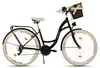 MILORD Damenfahrrad Citybike Komfort Mit Metallkorb Produktbild-Vorschau 2