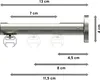 Interdeco Innenlaufstange / Gardinenstange mit Innenlauf Produktbild-Vorschau 2