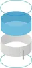 Rund Pool Ø 420 x 120 cm | Grund SET | Poolfolie blau 0,8 Produktbild-Vorschau 2