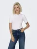 ONLY Damen Onllive Love 2/4 Pufftop JRS Noos Top, Weiß, L Produktbild-Vorschau 2