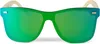 styleBREAKER Uni Monoglas Nerd Sonnenbrille mit Bambus Produktbild-Vorschau 2