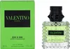 A box of Valentino Donna Born In Roma Green Stravaganza Eau de Parfum and the perfume bottle are displayed side-by-side against a white background. Anteprima dell’immagine prodotto