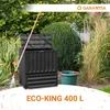GARANTIA ECO-KING composteur 400 litres noir Voir les images du produit 2