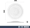 MARBET DESIGN Stuckrosette aus EPS Styropor - Deckenrosette Produktbild-Vorschau 2