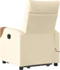 vidaXL Elektrischer Massagesessel mit Aufstehhilfe Creme Produktbild-Vorschau 6