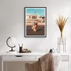 Gerahmtes Poster - Schwarzer Rahmen - Reise Frau Rollschuhe Produktbild-Vorschau 6