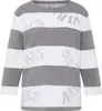 Rabe T-Shirt Grau 46 mit klassischem Ringeldesign, Produktbild-Vorschau 1
