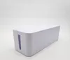 A white cable management box is shown against a white background. Anteprima dell’immagine prodotto
