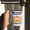 Trendation - Ich Hasse Menschen Hunde SInd Ok Tasse Produktbild-Vorschau 4