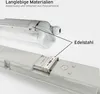 LED Feuchtraumleuchte Wannenleuchte 150cm 1x 22W T8 Röhre Produktbild-Vorschau 4