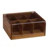 relaxdays Teebox Holz mit 6 Fächern Produktbild-Vorschau 9