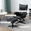 Relaxační křeslo HOMCOM s podnožkou, otočné křeslo, Náhled obrázku produktu 7