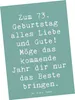 Mr. & Mrs. Panda Postkarte Spruch 73. Geburtstag Produktbild-Vorschau 1