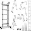 Hengda 6 in 1 Scala multiuso Scala articolata in alluminio Anteprima dell’immagine prodotto 10