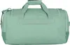 A light green duffel bag is shown from the back. Produktbild-Vorschau