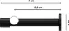 Interdeco Gardinenstange / Vorhangstange Schwarz, Typ Produktbild-Vorschau 2
