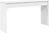 vidaXL Pied de piano Blanc 120 x 32 x 64 cm Bois composite Voir les images du produit 1