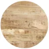 vidaXL Tavolo da bistrot Ø60x76 cm Legno di mango grezzo Anteprima dell’immagine prodotto 3