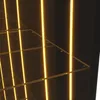 Merax Glasvitrine mit LED Beleuchtung, Aufbewahrungsschrank Produktbild-Vorschau 12