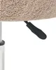 BELIANI Bürostuhl Beige Stoffbezug Bouclé mit Armlehnen Produktbild-Vorschau 10
