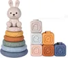 Montessori stapel speelgoed voor baby's, stapelblokken en Productafbeelding-voorbeeld 1