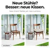 Sitzkissen Stuhlkissen Indoor & Outdoor 2er Set 42x42 cm - Produktbild-Vorschau 4