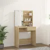 vidaXL Coiffeuse avec LED Chêne Sonoma 74,5x40x141 cm Bois Voir les images du produit 17