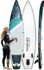 A woman in a wetsuit stands next to two stand-up paddleboards. Náhled obrázku produktu