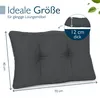 Coussin Beautissu Lounge Outdoor Gris XLuna, 70 x 40 cm Voir les images du produit 3