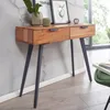 FineBuy Table console 90 x 78 x 36 cm acacia massif / métal Voir les images du produit 1