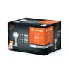 The image shows the retail packaging for a set of LED garden lights. Produktbild-Vorschau
