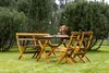 LAXO (LATINA) Outdoor-Essset, Honig, Tisch + 2 Stühle + Produktbild-Vorschau 1