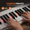 VEVOR 88klávesové skládací piano, Bluetooth a MIDI, Náhled obrázku produktu 4