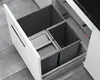 Système Hailo Allegro 3 bacs à déchets, poubelle de cuisine Voir les images du produit 5