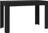 vidaXL Jedálenský stôl čierny 120x60x76 cm Materiál drevo Náhľad obrázku produktu 6