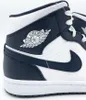 Air Jordan 1 Mid White Metallic Gold Obsidian - EU: 42.5 Produktbild-Vorschau 3