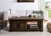 MASSIVMOEBEL24 | Couchtisch Mango 120x70x45 braun lackiert Anteprima dell’immagine prodotto 3