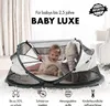 DERYAN Baby Luxe Łóżeczko Kempingowe - W zestawie z Podgląd zdjęcia produktu 2