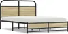 Bettgestell ohne Matratze 135x190 cm Sonoma-Eiche Produktbild-Vorschau 1