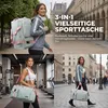 Sporttasche,42L Reisetasche(Gruen/Rosa) mit Schuhfach Produktbild-Vorschau 2