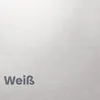 A close-up of a white textured surface with the word 'Weiß' printed on it. Produktbild-Vorschau