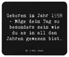 Mr. & Mrs. Panda Mauspad Spruch 1958 Geburtstag - Schwarz - Produktbild-Vorschau 1