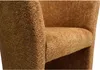 Sessel mit Hocker - Orange - 75x79x64 cm B/H/T - Produktbild-Vorschau 10