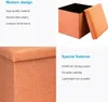 Intirilife Skládací taburet 30x30x30 cm v barvě MANDARINES Náhled obrázku produktu 3