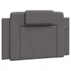 vidaXL Lit "Viana" avec matelas Gris 90x190 cm Similicuir Voir les images du produit 4
