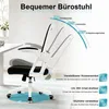Bürostuhl ergonomisch mit Mesh-Rückenlehne, 90° klappbare Produktbild-Vorschau 4