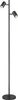 Globo Lighting Stehleuchte Metall grau matt, 2x GU10 LED Produktbild-Vorschau 1