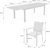 sweeek - Ausziehbarer Tisch 200/300 cm, 8 Sitze - Anthrazit Produktbild-Vorschau 7