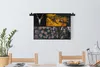 MuchoWow® Wandteppich Wandbehang Collage - Gold - Schwarz - Produktbild-Vorschau 3
